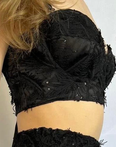 GUIPURE CORSET